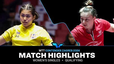 Natalia Bajor Vs Jinnipa Sawettabut WS Qual WTT Contender Zagreb