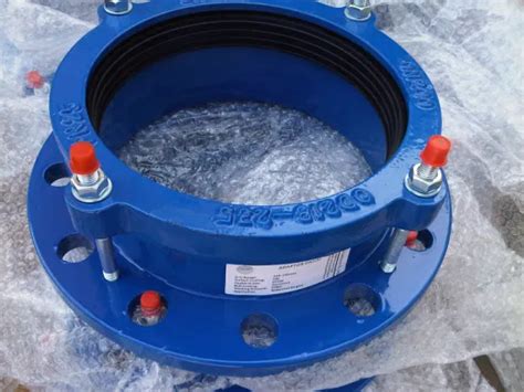 Ductile Cast Iron Self Restrained Flange Adaptor For Hdpe Pe Pvc Pipe Restrained Flange