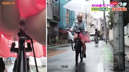 Popular Porn Actress Takes On The Challenge Orgasming On A Bicycle In The City PART