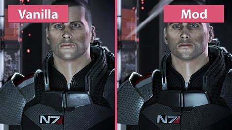 K Mass Effect Vanilla Vs Alot Texture Mod Pack Graphics