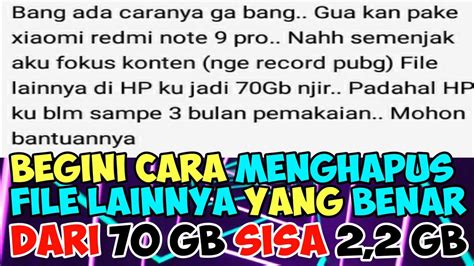 Cara Hapus File Lainnya Di Xiaomi Paling Ampuh Terbaru Part