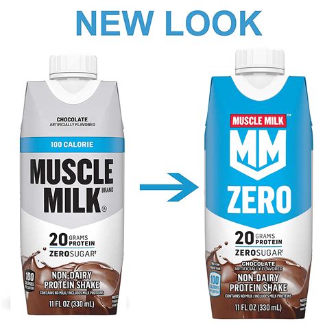 Muscle Milk Zero 100 Calorie Protein Shake Chocolate 20g Protein 11