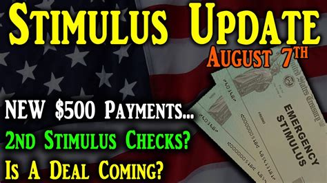 2nd Stimulus Check Update And Stimulus Package Update New 500 Payments 1200 Stimulus