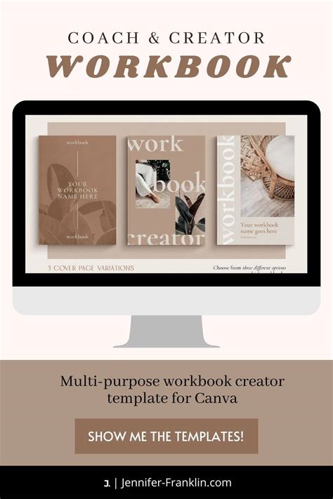 Workbook Creator For Coaches Canva Jennifer Franklin