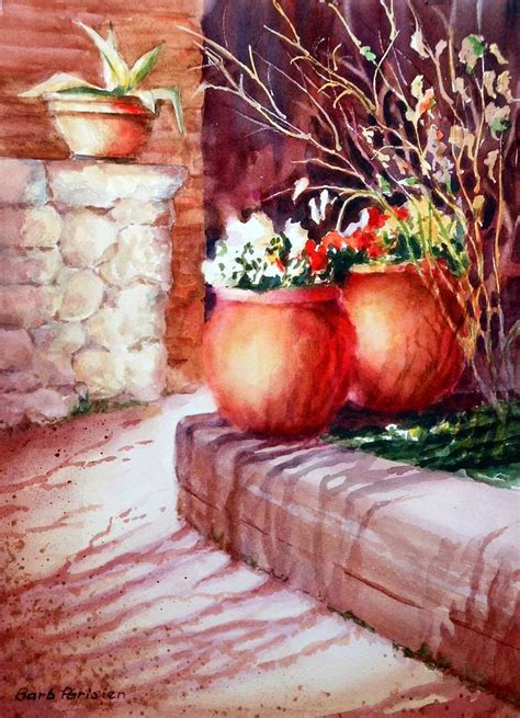 Afternoon Shadows Painting By Barbara Parisien Fine Art America