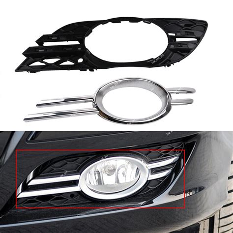 Front LH Fog Light Grill Chrome Trim Cover For Mercedes Benz E CLASS