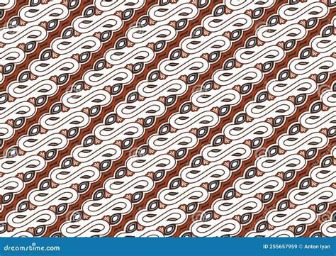 Batik Jawa Ornamen Ilustrasi Keren Stock Illustration Illustration Of