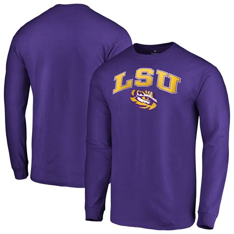 Lsu Tigers Purple Campus Long Sleeve T Shirt