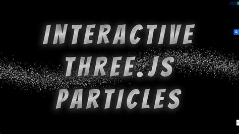 Javascript Web Animation Threejs Particle Landing Page Effect Youtube