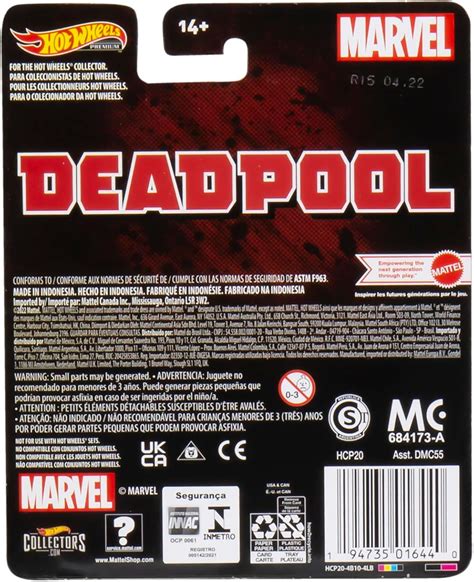 Hot Wheels Colecci N De Entretenimiento Retro Scooter Deadpool Tv Y Videojuegos R Plicas