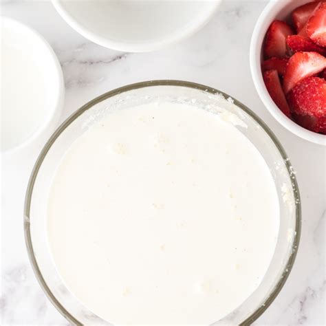 Ninja Creami Strawberry Ice Cream With Condensed Milk Fork To Spoon