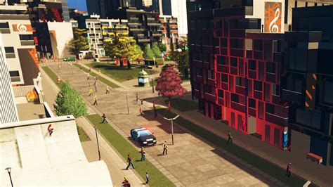 Cities Skylines Allows More Walkable Streets In Plazas And Promenades