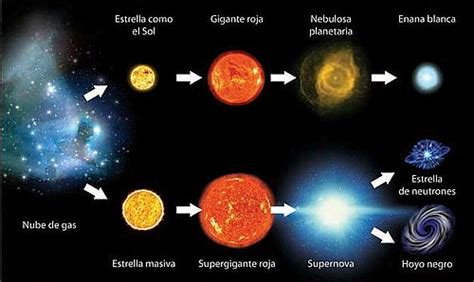 Las Estrellas tipos y evolución Estrellas Universo Estrellas masivas