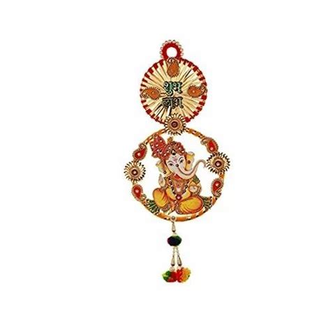 Auspicious Ganpati Shubh Labh Toran Bandanwar Door Hanging Wall Decor At ₹ 210piece Torans In