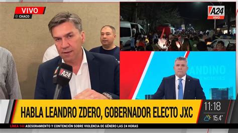 Triunfo De Leandro Zdero En Chaco Quiero Fortalecer El Sistema De