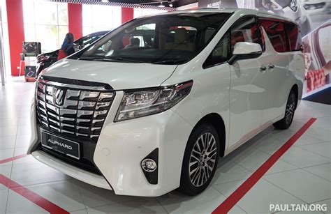 Toyota Alphard And Vellfire Malaysian Spec Cars Previewed At Toyota