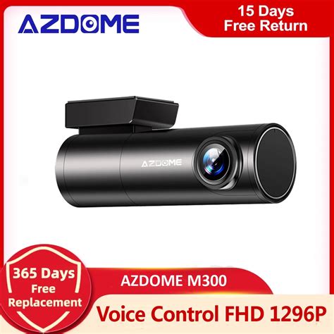 Azdome M P Dash Cam English Voice Control Mini Car Dvr Wifi