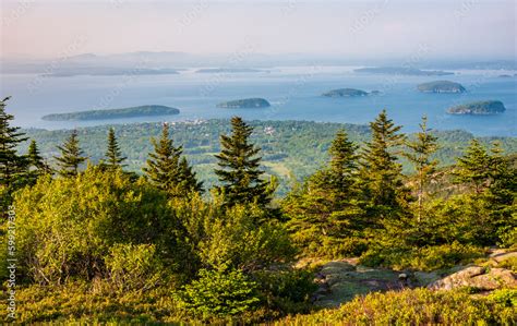 Cadillac Mountain at Acadia National Park Stock Photo | Adobe Stock