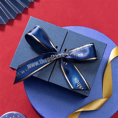 Paper Boxes Luxury Custom Printing Wedding Candy Holiday T Wrap