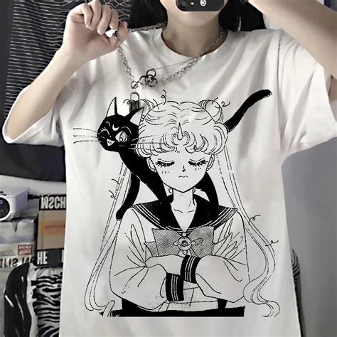 Camiseta De Anime Japon S Sailor Moon Para Ni Os Y Ni As Camiseta Est