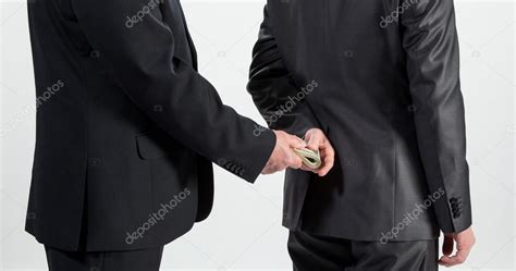 Giving A Bribe — Stock Photo © Zestmarina 25430343