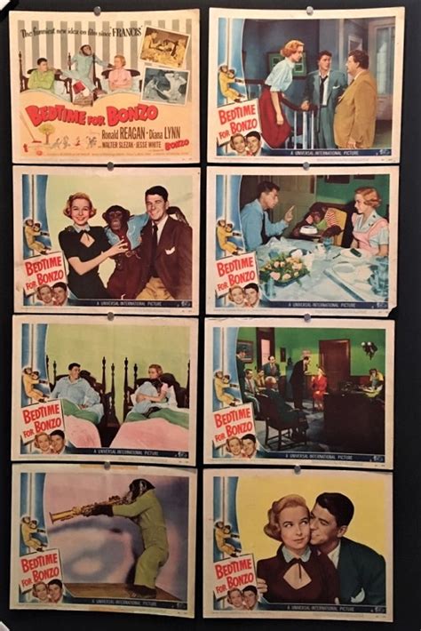 Bedtime For Bonzo (1951) – Original Lobby Card Set Movie Poster ...