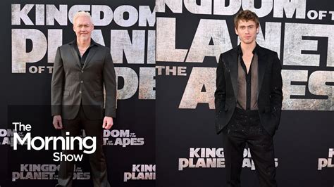 Kingdom Of The Planet Of The Apes Owen Teague And Kevin Durand On