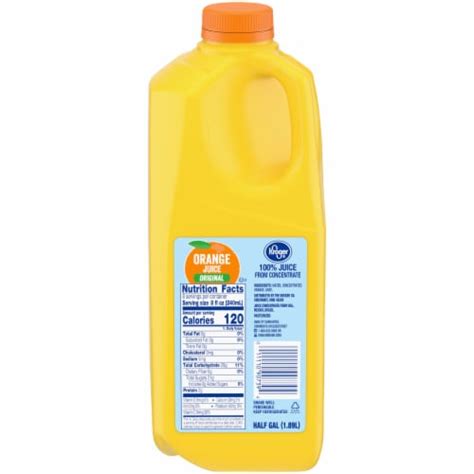 kroger orange juice fruit concentrate  gal frys food stores
