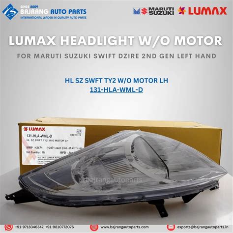 Lumax Headlight Without Motor 131HLAWMLD At Rs 2471 Piece Lumax