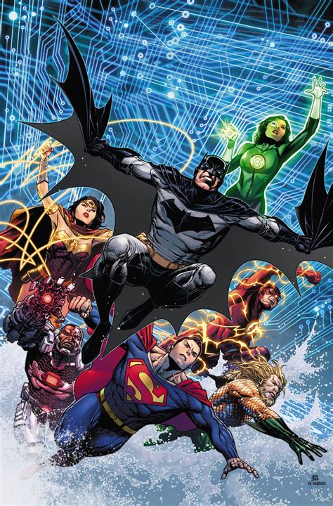 Justice League Print Jim Cheung Art