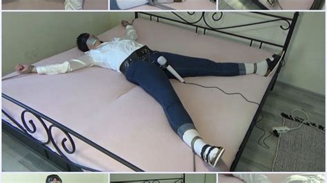 My Amateur Bondage March Spread Eagle In Jeans And Slippers Bondageangel