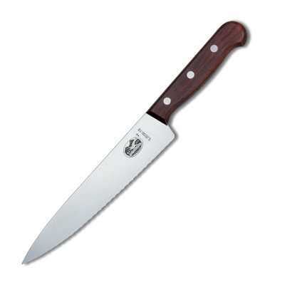 VICTORINOX COLTELLO CUCINA LAMA ONDULATA MANICO