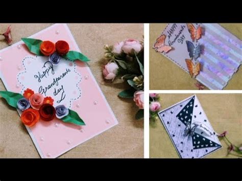 Diy Beautiful Grandparents Day Card Ideas White Paper