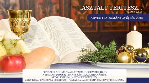 Ótemplomi istentisztelet Advent 1 vasárnapja 2023 december 3