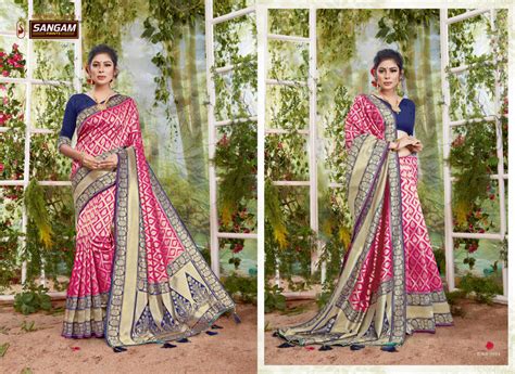 Sangam Prints Indian Culture Silk Traditional Sarees Collection