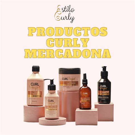 Productos Método Curly de Mercadona Estilo Curly