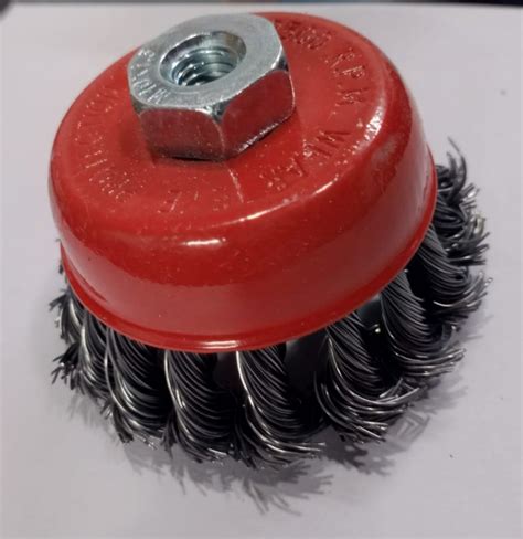 Carbon Steel Mild Steel Captain Wire Cup Brushes Maximum RPM 4500 At