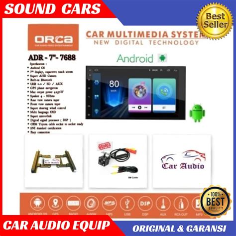 Jual Head Unit 7 Inch Android DAIHATSU ORCA ADR 7688 KAMERA Dan KUPING