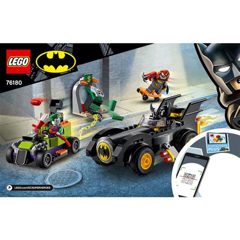 LEGO Batman Vs The Joker Batmobile Chase Set 76180 Instructions