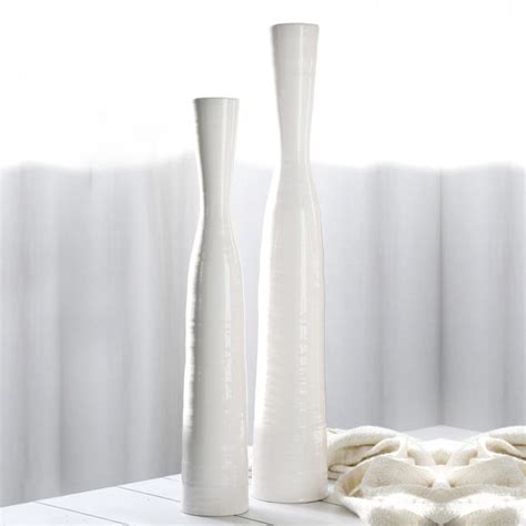 Vase Fin Et Haut En C Ramique Cm Vases Design Bruno Evrard