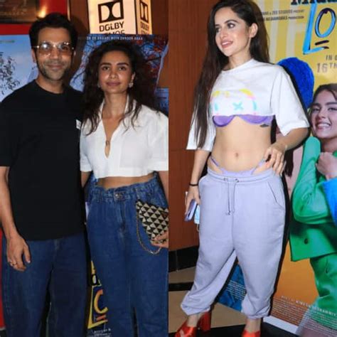 Urfi Javed Flaunts Matching Lingerie Set With Athleisure As She Attends Middle Class Love