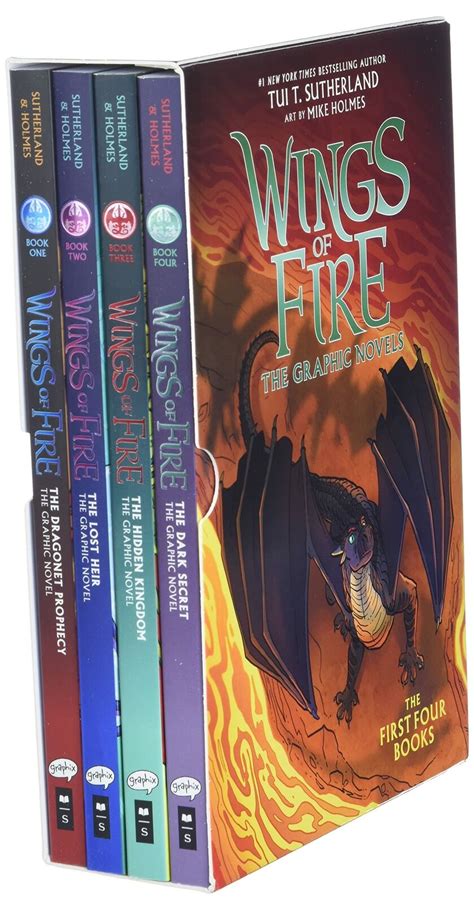 Wings Of Fire Graphix Novels Collection Box Set Books 1 4 By Tui T