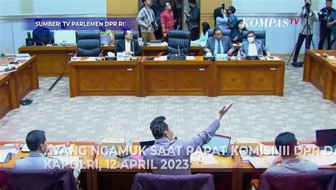 Polri Tindaklanjuti Laporan Wanita Ngamuk Saat Kapolri Rapat Bersama