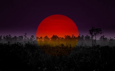 Red Sun Wallpapers - Wallpaper Cave