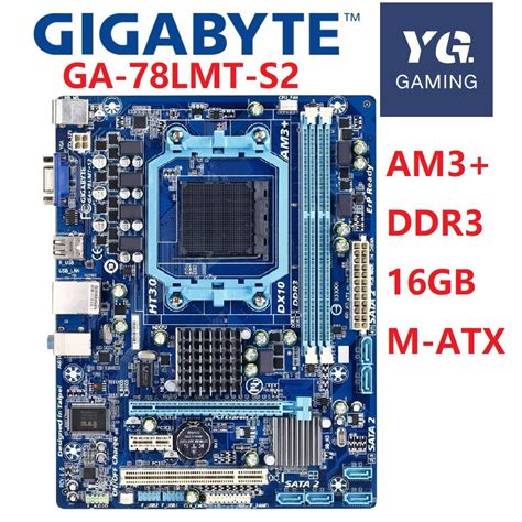 GIGABYTE GA 78LMT S2 Placa Base De Sobremesa 760G Zócalo AM3 DDR3 16G