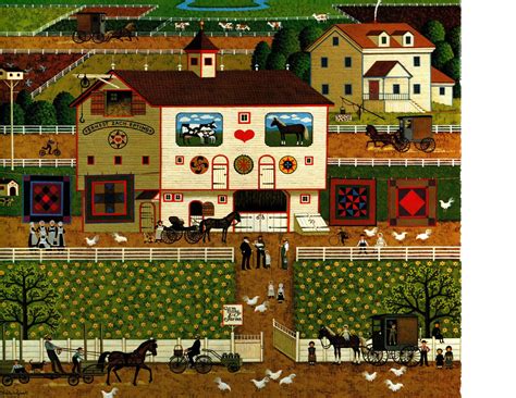 Solve Amish Neighbors Charles Wysocki Jigsaw Puzzle Online With 180