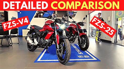 Finally Yamaha Fzs V Vs Fzs Detailed Comparison Showroom