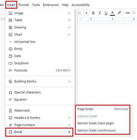 Google Docs How To Use Page Breaks Technipages