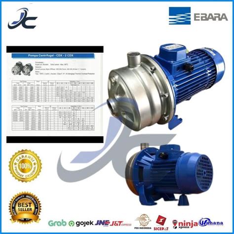 Jual Mesin Pompa Air Ebara 2 Cdx 200 30 3Hp 380V Centrifugal Pump