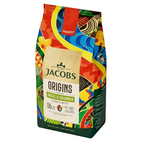 Jacobs Origins Fusion Brazil Colombia Kawa Ziarnista Palona 1000 G